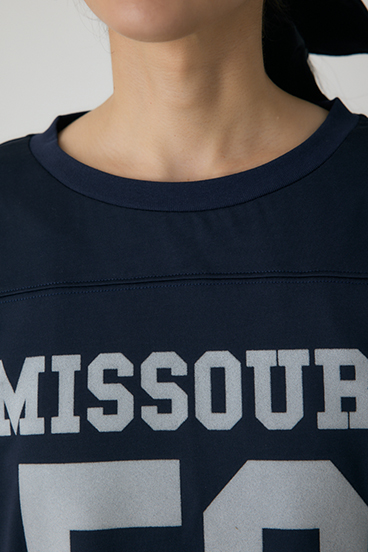 【crie conforto】ナンバーリングTシャツ 詳細画像