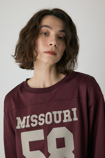 【crie conforto】ナンバーリングTシャツ 詳細画像