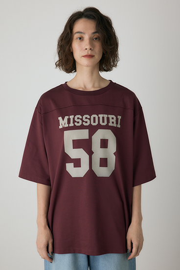 【crie conforto】ナンバーリングTシャツ 詳細画像