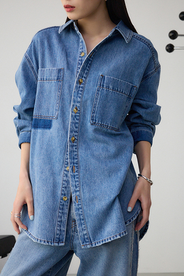 AZUL DENIM デニムシャツ