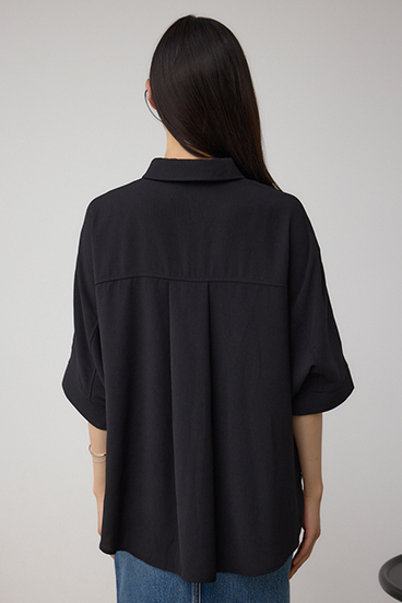 楊柳タックヘムコクーンシャツ 詳細画像