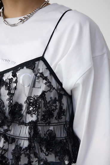 シアーレースビスチェ 詳細画像