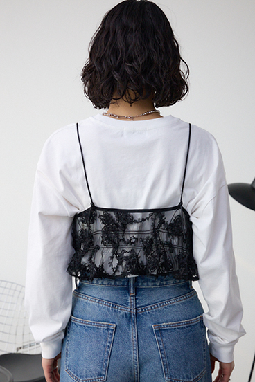 シアーレースビスチェ 詳細画像