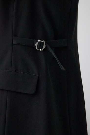 Aラインミディ丈ジレ 詳細画像