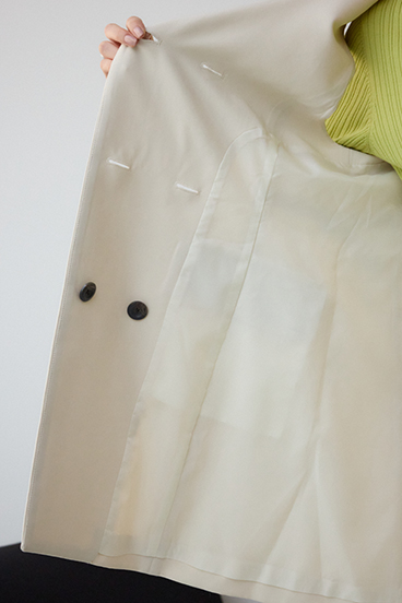 Aラインミディ丈ジレ 詳細画像