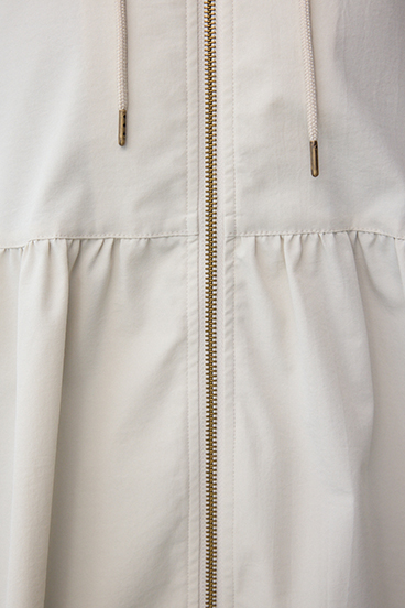 C/T撥水フード付ジップベスト 詳細画像