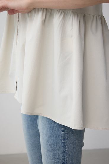 C/T撥水フード付ジップベスト 詳細画像