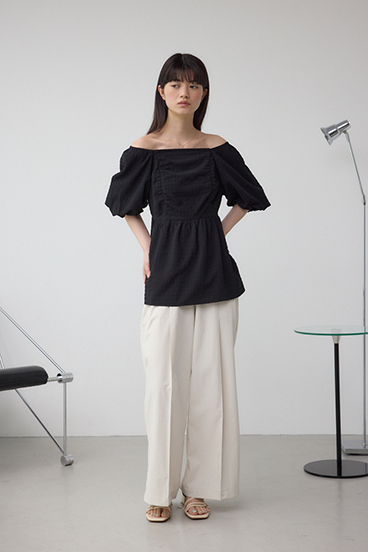 C/T撥水タックワイドパンツ 詳細画像