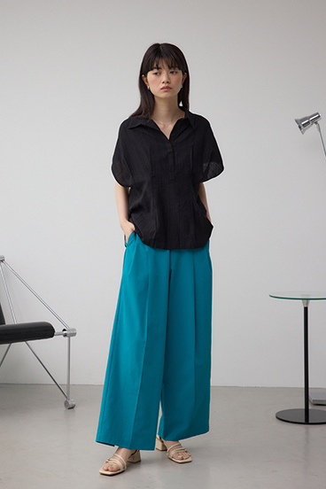 C/T撥水タックワイドパンツ 詳細画像