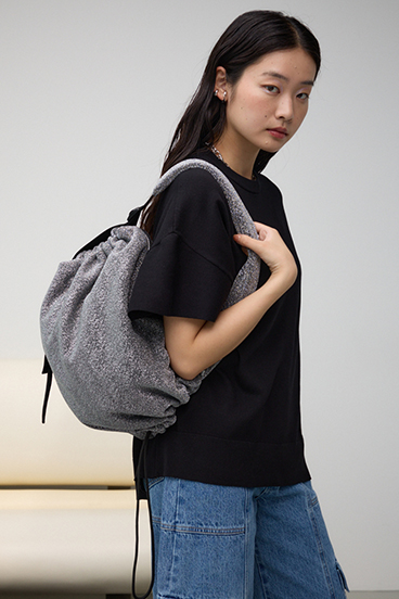 サイドギャザーパデットバッグ 詳細画像