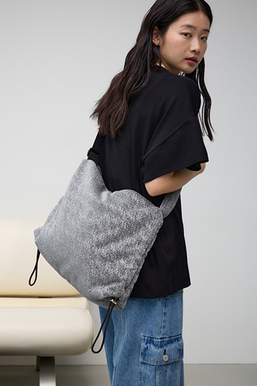 サイドギャザーパデットバッグ 詳細画像