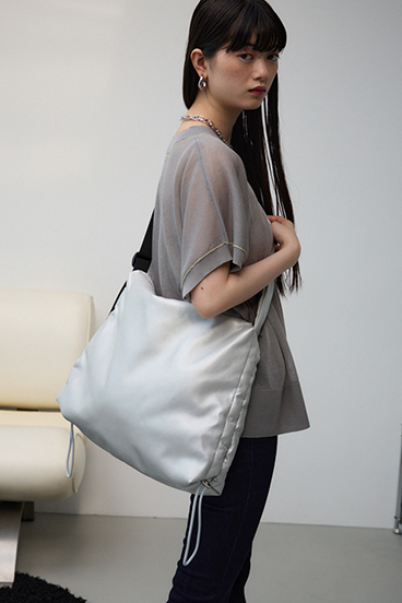 サイドギャザーパデットバッグ 詳細画像