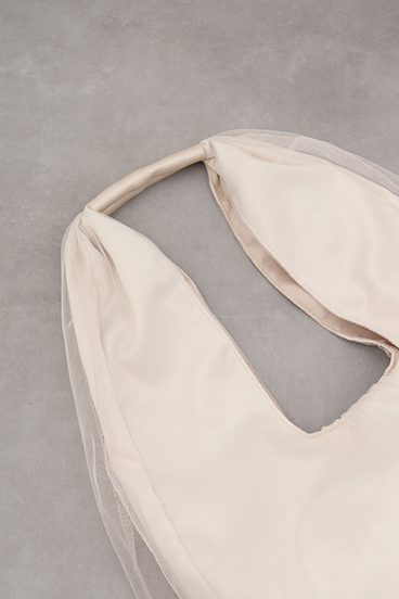 チュールレイヤードトートバッグ 詳細画像