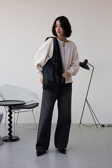 チュールレイヤードトートバッグ 詳細画像