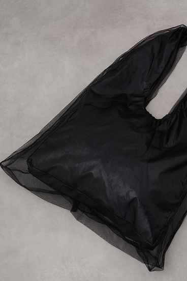 チュールレイヤードトートバッグ 詳細画像