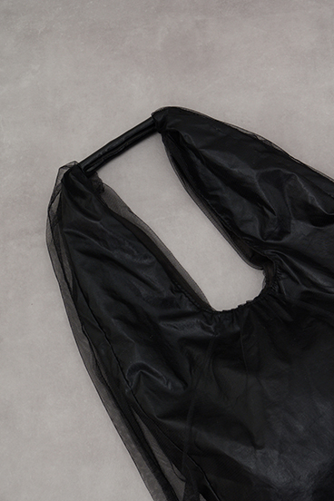 チュールレイヤードトートバッグ 詳細画像