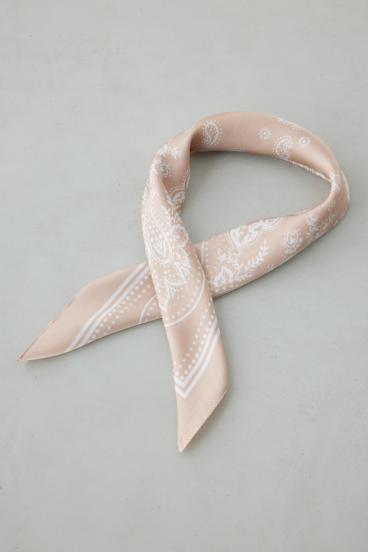 ペイズリー柄スカーフ 詳細画像