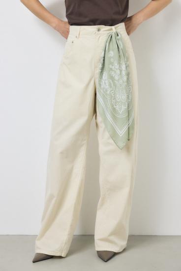 ペイズリー柄スカーフ 詳細画像