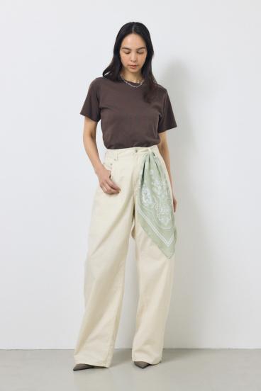 ペイズリー柄スカーフ 詳細画像