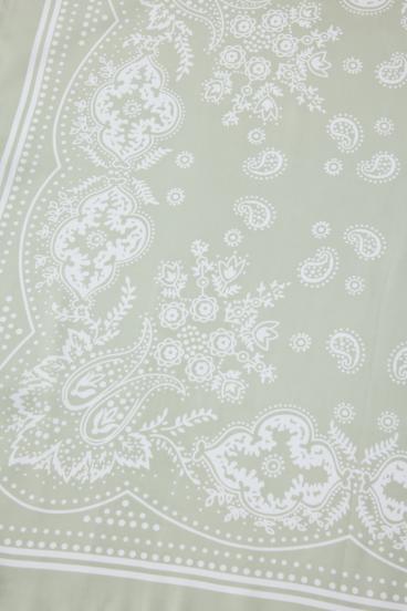 ペイズリー柄スカーフ 詳細画像