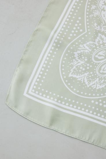 ペイズリー柄スカーフ 詳細画像