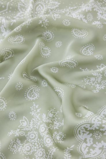 ペイズリー柄スカーフ 詳細画像