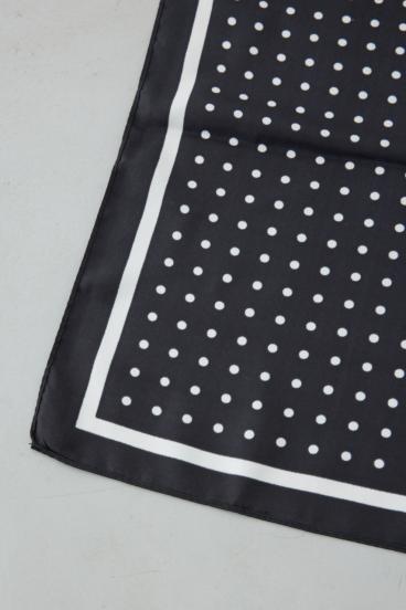 ドット柄スカーフ 詳細画像