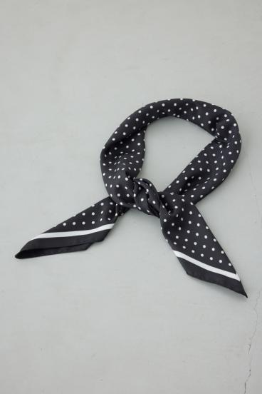 ドット柄スカーフ 詳細画像