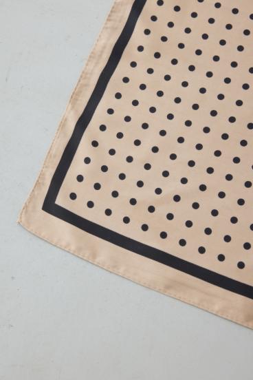 ドット柄スカーフ 詳細画像