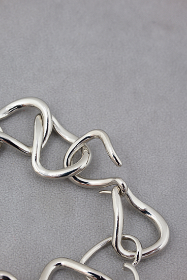 ハートチェーンブレスレット 詳細画像