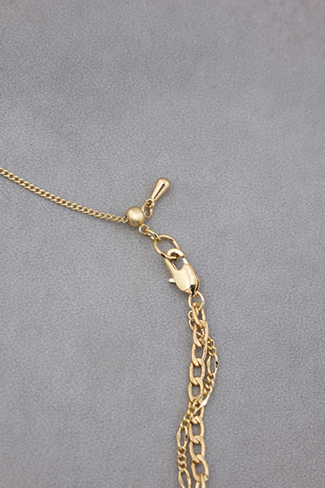 プチコインモチーフ2連ネックレス 詳細画像