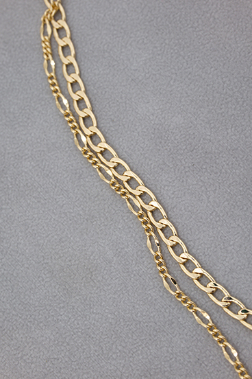 プチコインモチーフ2連ネックレス 詳細画像