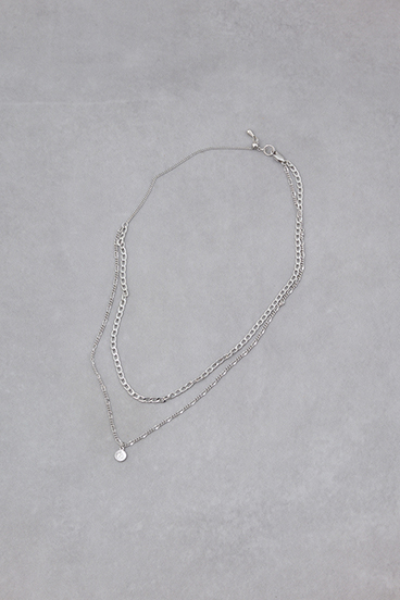 プチコインモチーフ2連ネックレス 詳細画像