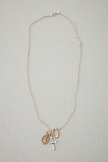 マルチチャームネックレス 詳細画像