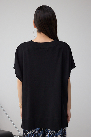 Vネックワイドルーズニット 詳細画像