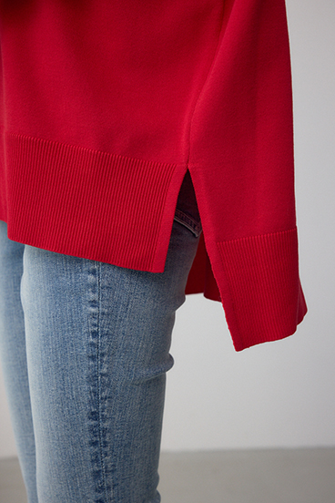 Vネックワイドルーズニット 詳細画像