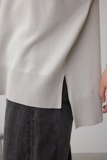 Vネックワイドルーズニット 詳細画像