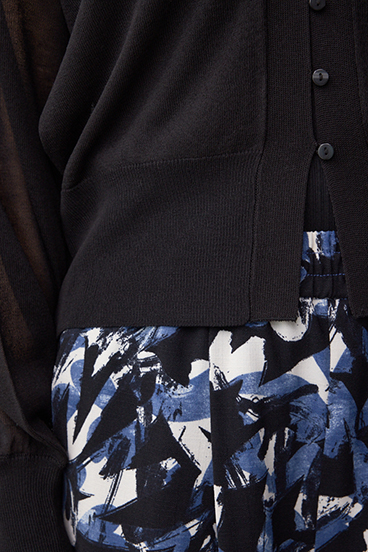 シアードルマンニットカーディガン 詳細画像