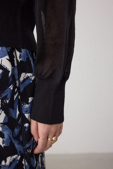 シアードルマンニットカーディガン 詳細画像