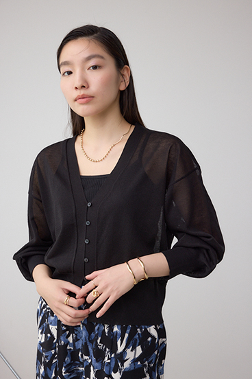 シアードルマンニットカーディガン 詳細画像