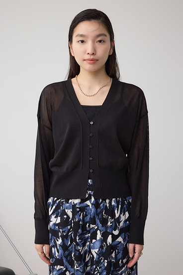 シアードルマンニットカーディガン 詳細画像