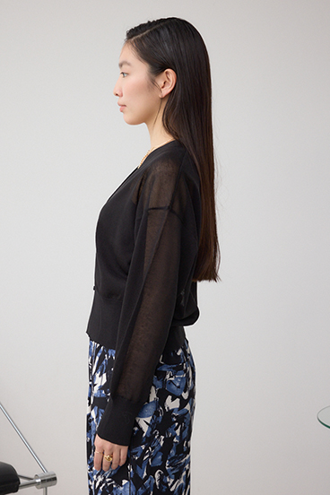 シアードルマンニットカーディガン 詳細画像