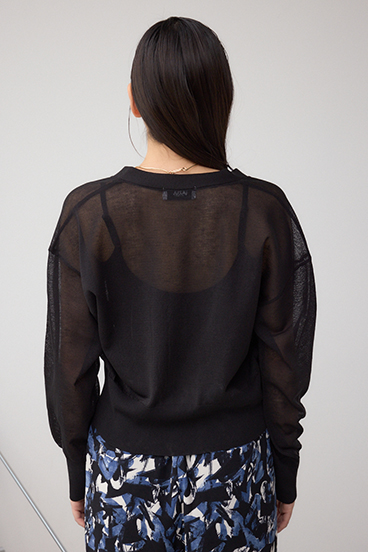 シアードルマンニットカーディガン 詳細画像