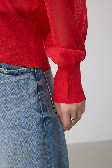 シアードルマンニットカーディガン 詳細画像