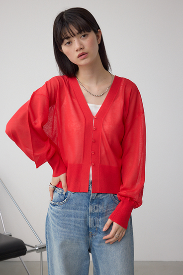 シアードルマンニットカーディガン 詳細画像