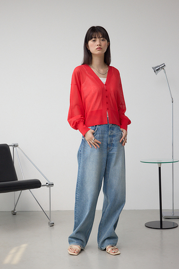 シアードルマンニットカーディガン 詳細画像