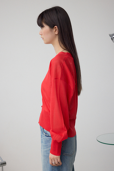 シアードルマンニットカーディガン 詳細画像