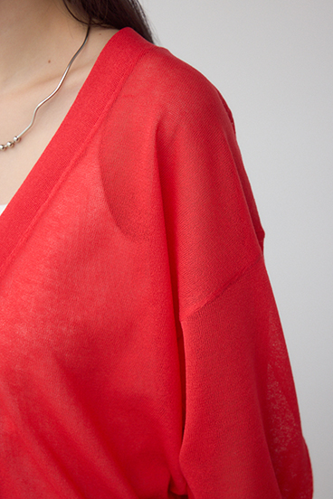 シアードルマンニットカーディガン 詳細画像