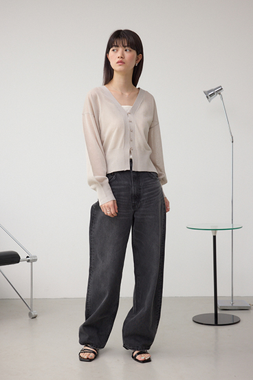 シアードルマンニットカーディガン 詳細画像