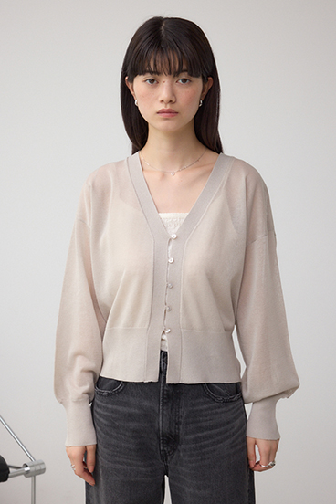 シアードルマンニットカーディガン 詳細画像